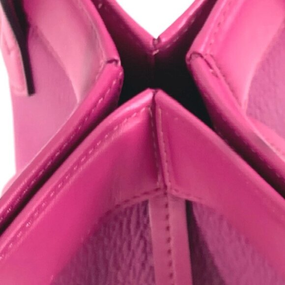 FENDI 8BS083 ORIGAMI MINI Small Shoulder Shoulder Bag Leather purple Unused - Picture 12 of 16